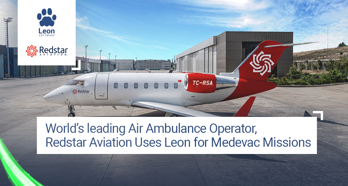 Aviation Software - Air Ambulance Operator Redstar Aviation uses Leon Software