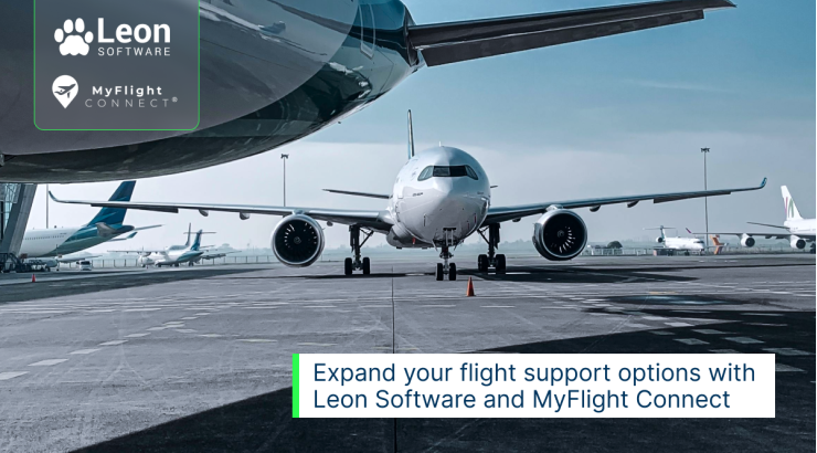 Expand your flight support options with Leon Software and MyFlight Connect