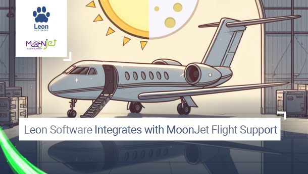 Leon Software Integrates with MoonJet Flight Support