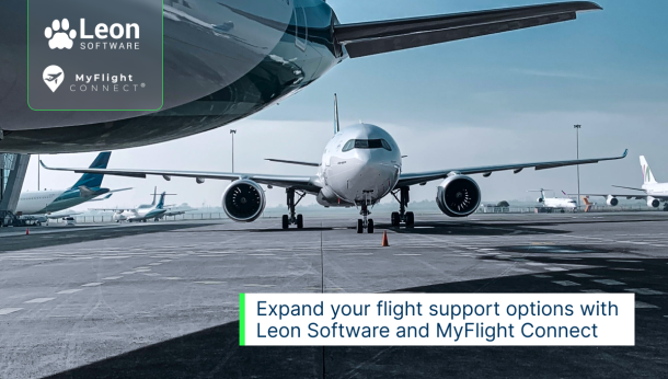 Expand your flight support options with Leon Software and MyFlight Connect